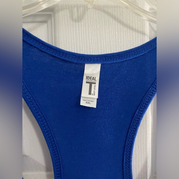 Women's Graphic Racerback Tank Top (sz XXL) - Picture 3 of 3